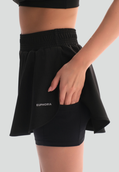 Двойные шорты Pulse Black